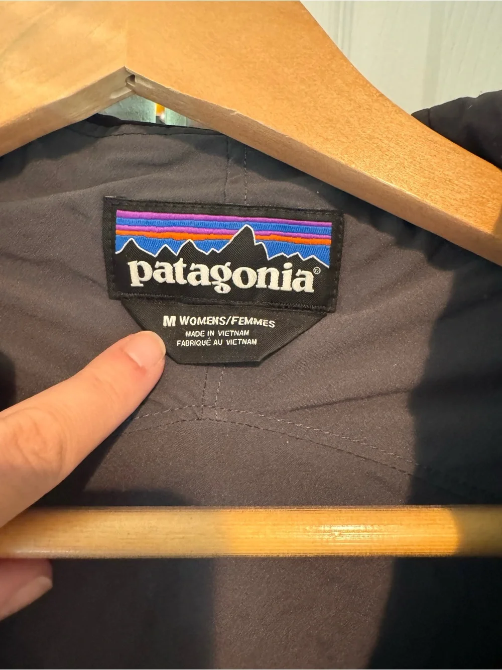 Patagonia Nano-Air® Women's Black Quilted Lightweight Puffer Jacket - Medium